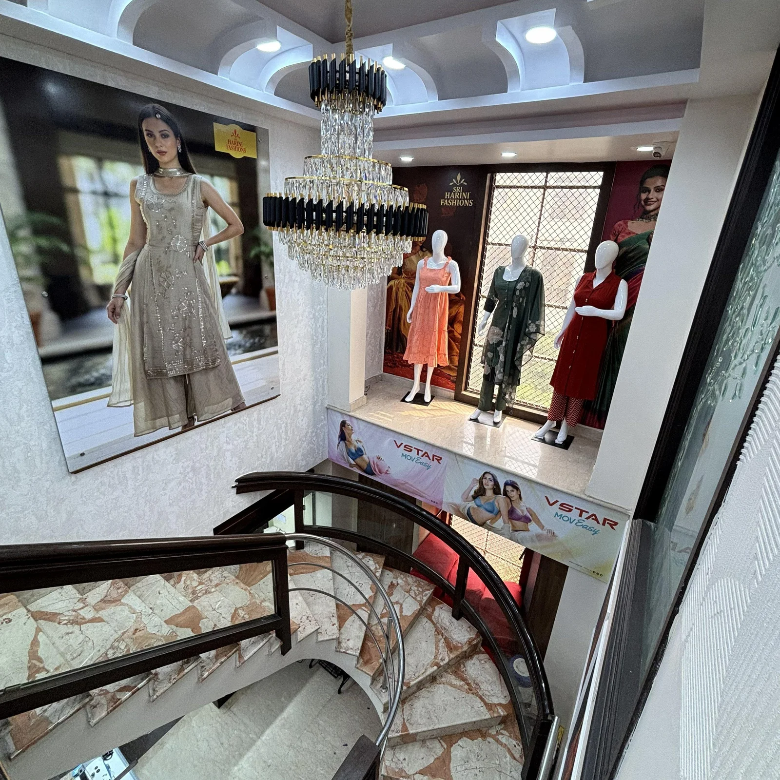 Harini Fashions store interior