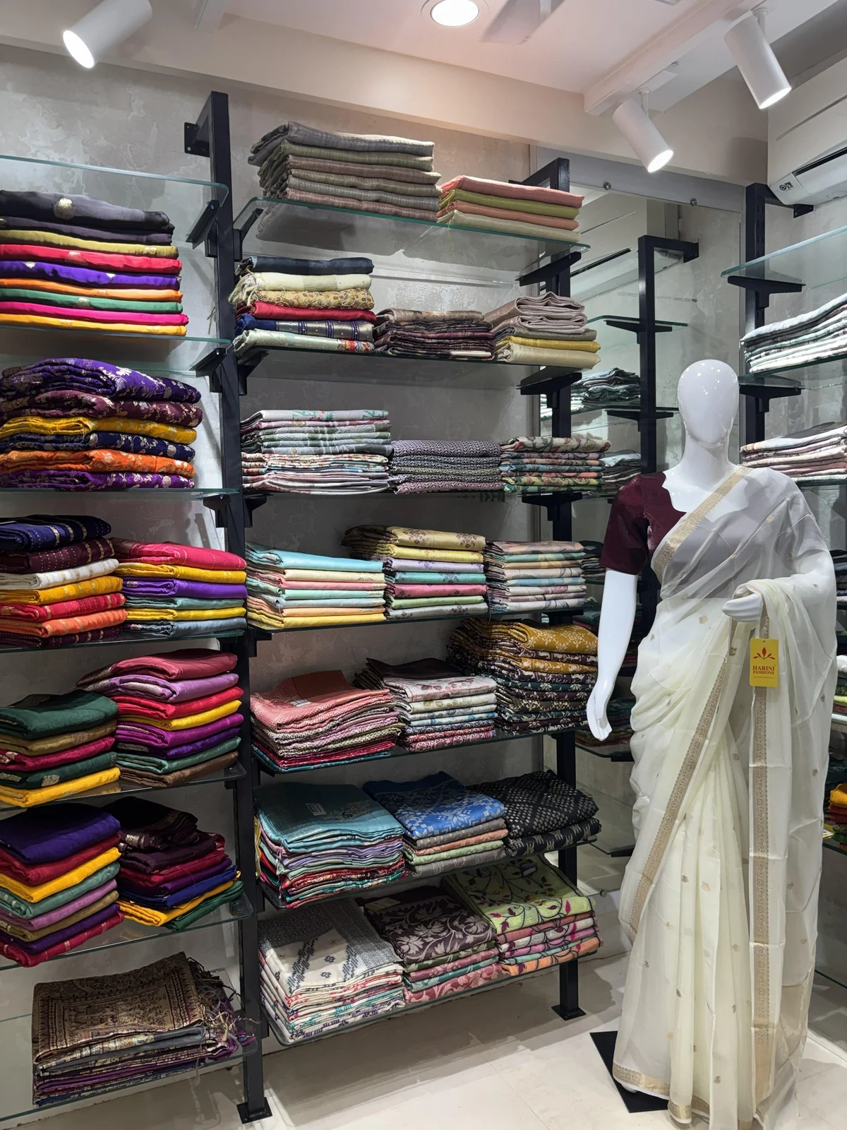 Silk sarees at Harini Fashions